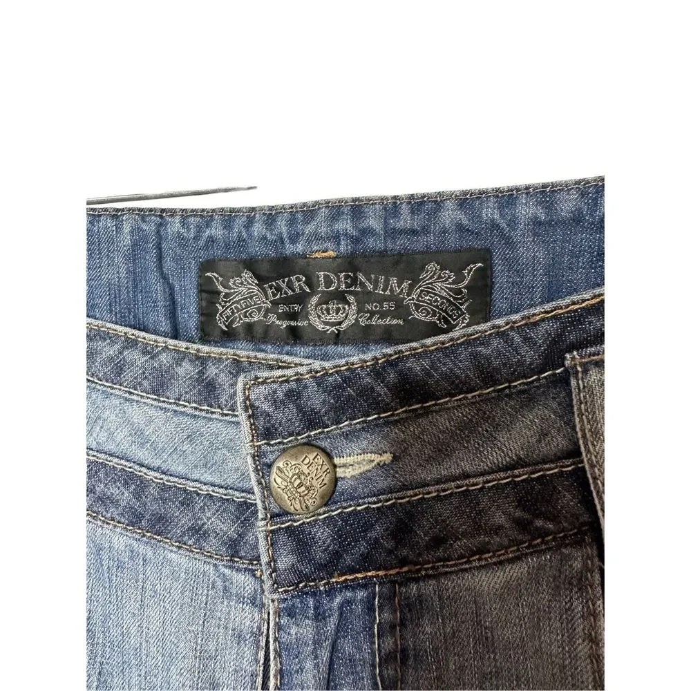 EXR Collection Progressive Rare Blue‎ Jeans Size Korea 70 US 10 Women's